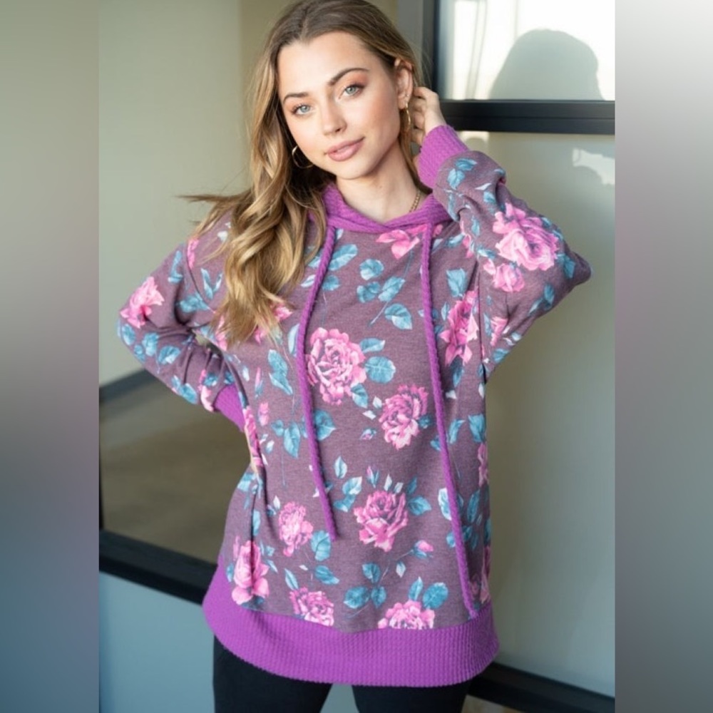 Floral Hoodie